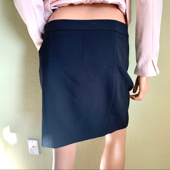 NWT SANDRO Paris JALOUSIE Faux Wrap Black Skirt - Picture 8 of 8